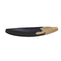 Black and Gold Boat Dish