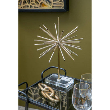 Small Gold Aluminium Chain Sculpture | Prato