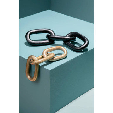 Small Gold Aluminium Chain Sculpture | Prato