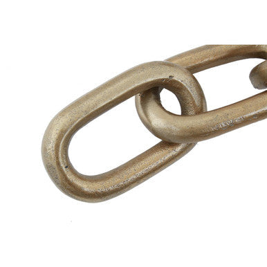Small Gold Aluminium Chain Sculpture | Prato