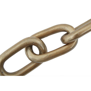 Small Gold Aluminium Chain Sculpture | Prato