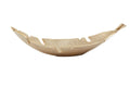 Gold Finish Curved Leaf Dish