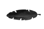 Black Finish Curved Leaf Dish