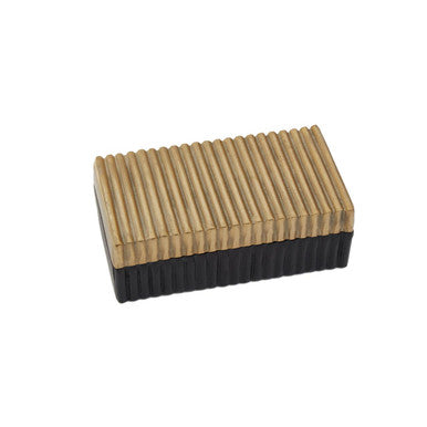 Small Gold and Black Trinket Box