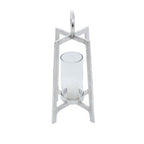 Metal and Glass Candle Holder