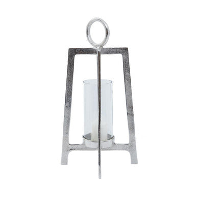 Metal and Glass Candle Holder