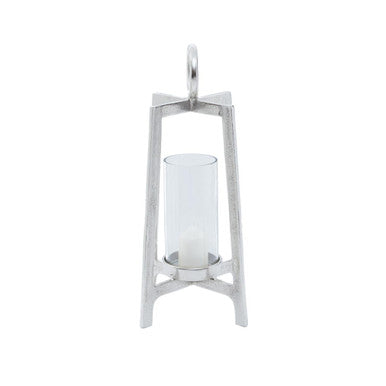 Metal and Glass Candle Holder