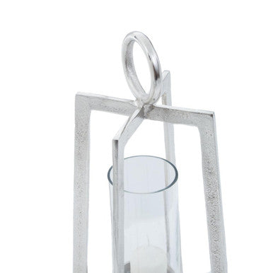 Metal and Glass Candle Holder