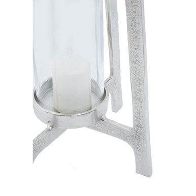 Metal and Glass Candle Holder