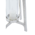 Metal and Glass Candle Holder