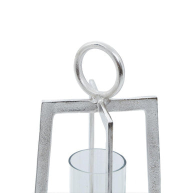 Metal and Glass Candle Holder