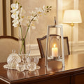 Metal and Glass Candle Holder