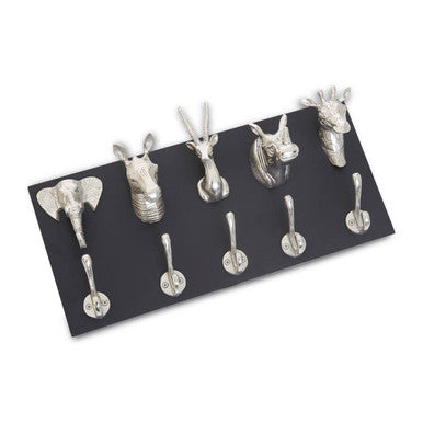 Animal 5 Hook Wall Hanger