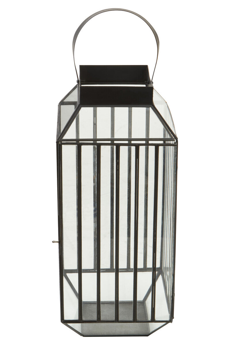 Large Black Caged Lantern