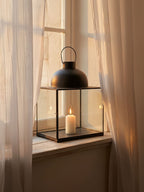 Small Antique Black Lantern