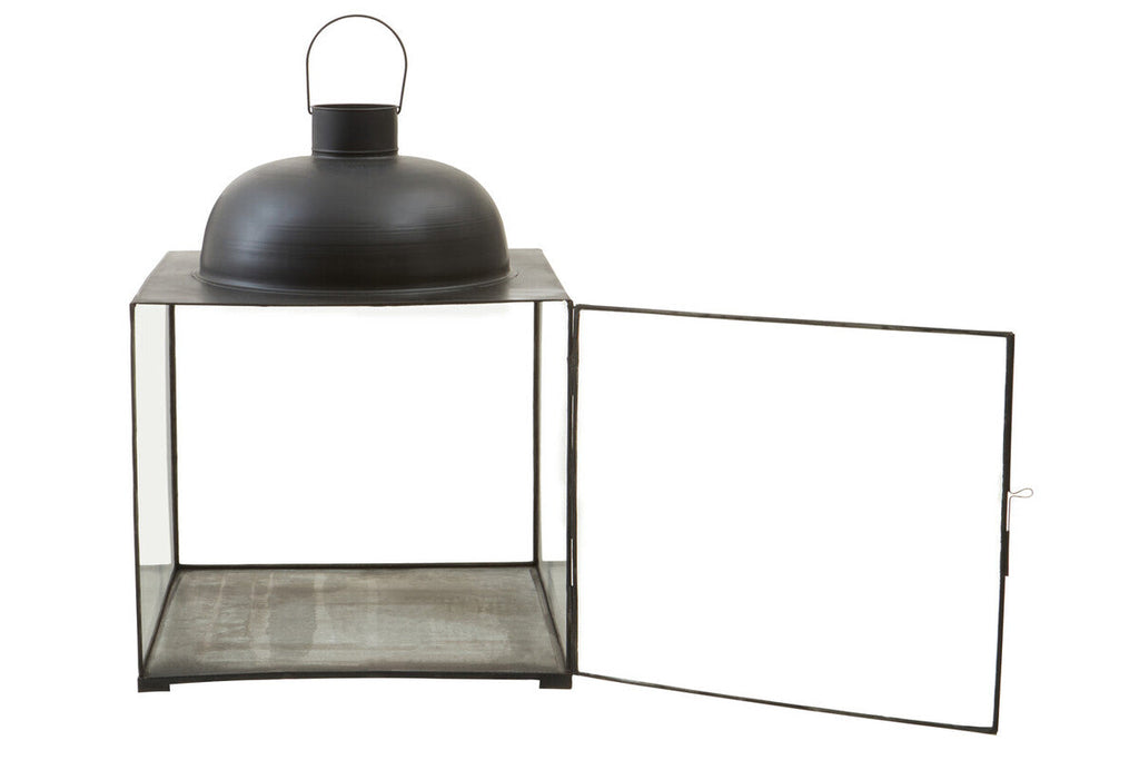 Large Black Square Lantern