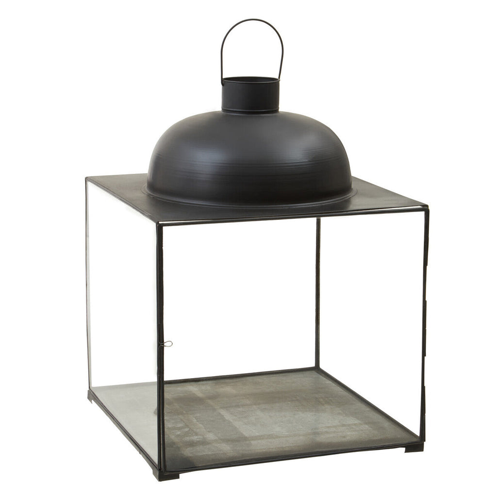 Large Black Square Lantern