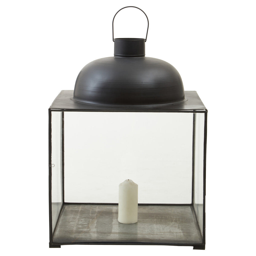 Large Black Square Lantern