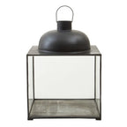Large Black Square Lantern