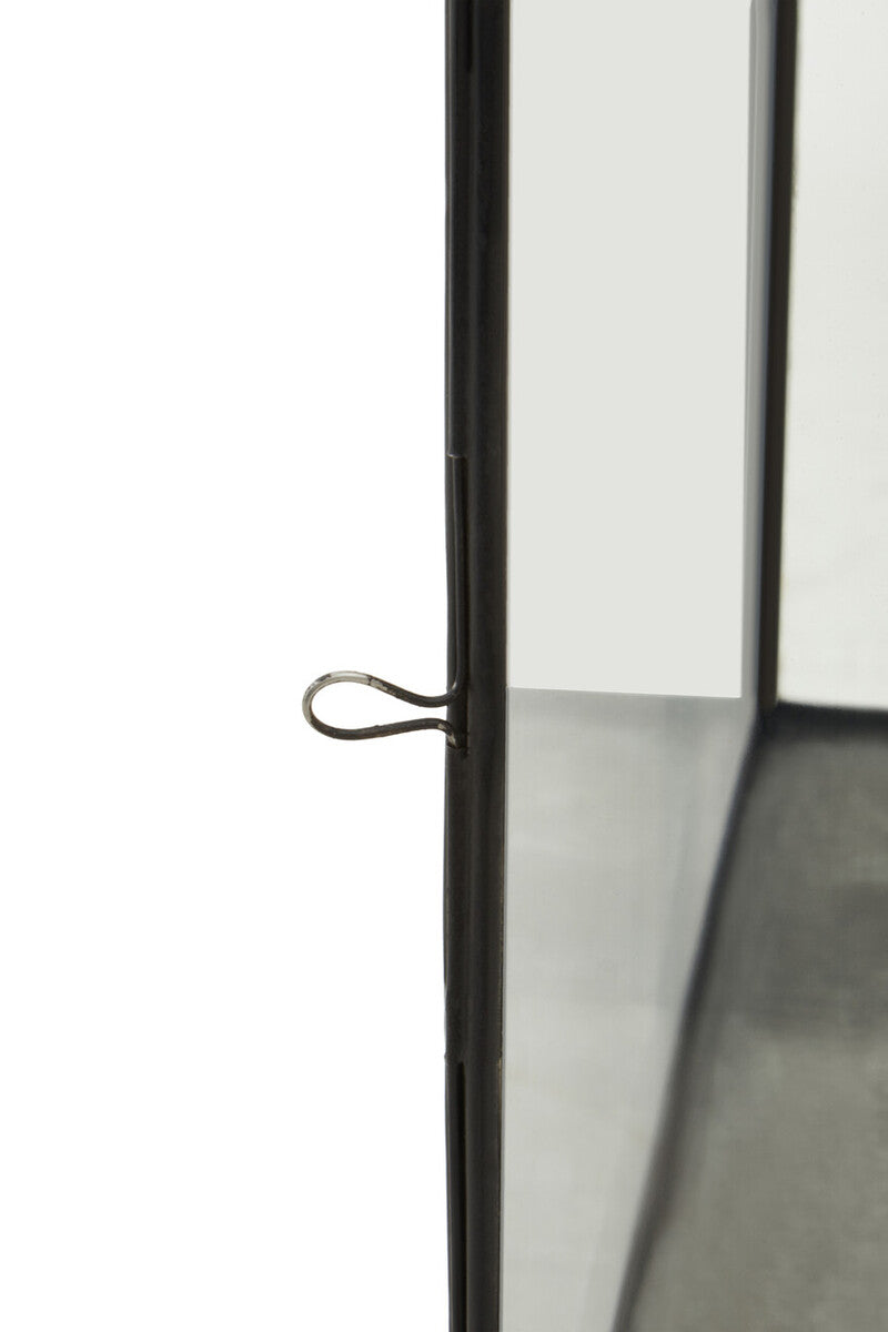 Large Black Square Lantern