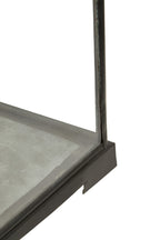 Large Black Square Lantern