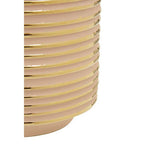 Blush Pink and Gold Large Ceramic Planter