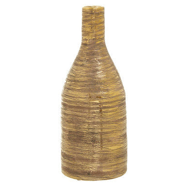 Gold Small Ceramic Bottle Vase
