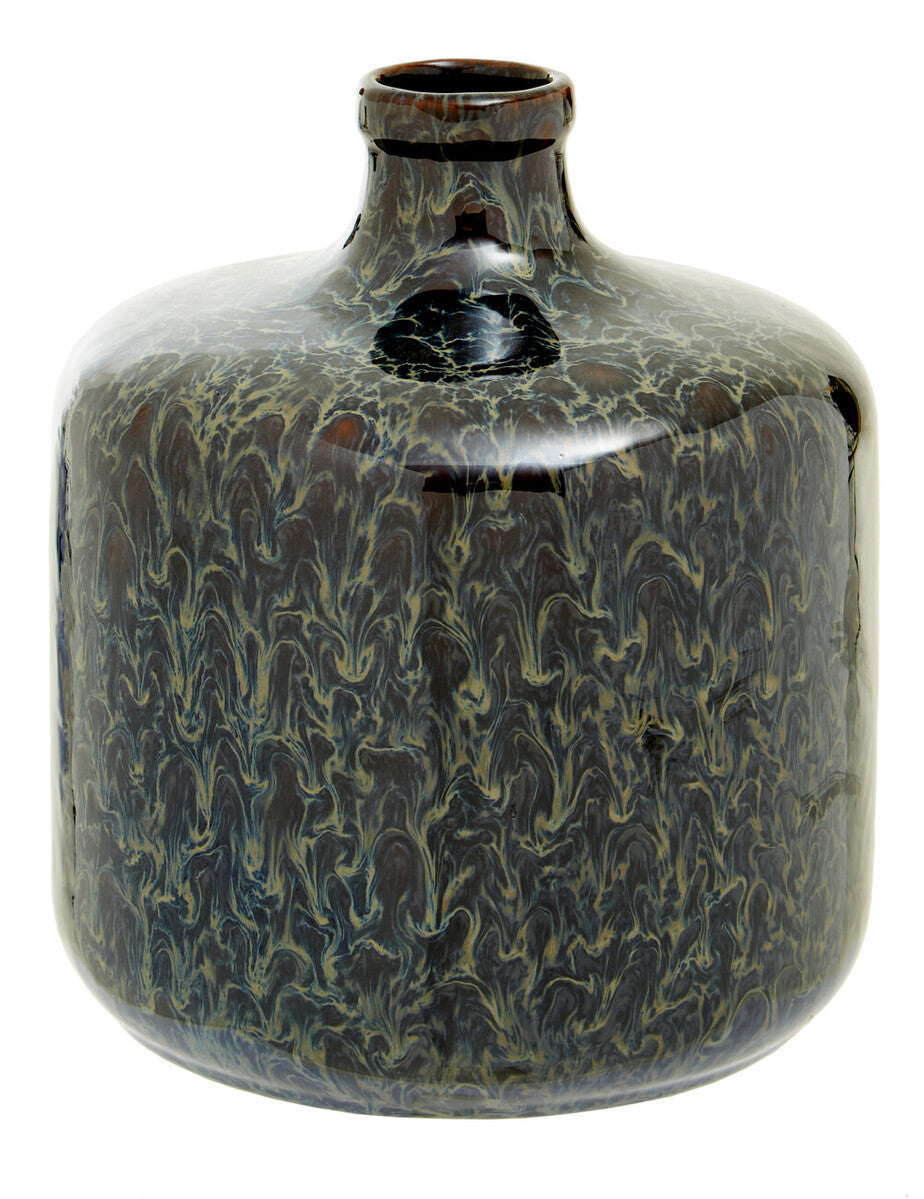 Dark Blue Bottle Vase