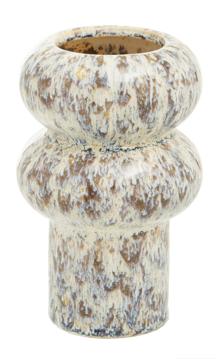 Small Speckled Beige Vase