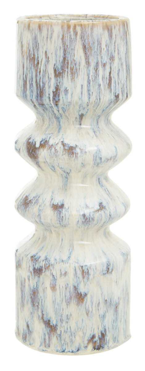 Large Beige Speckled Vase