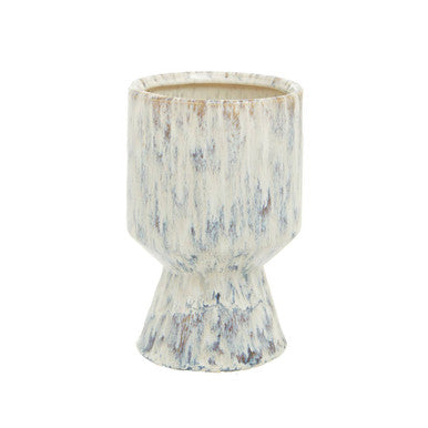 Small Beige Speckled Planter