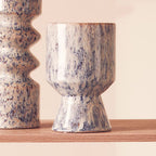 Small Beige Speckled Planter