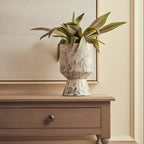 Small Beige Speckled Planter