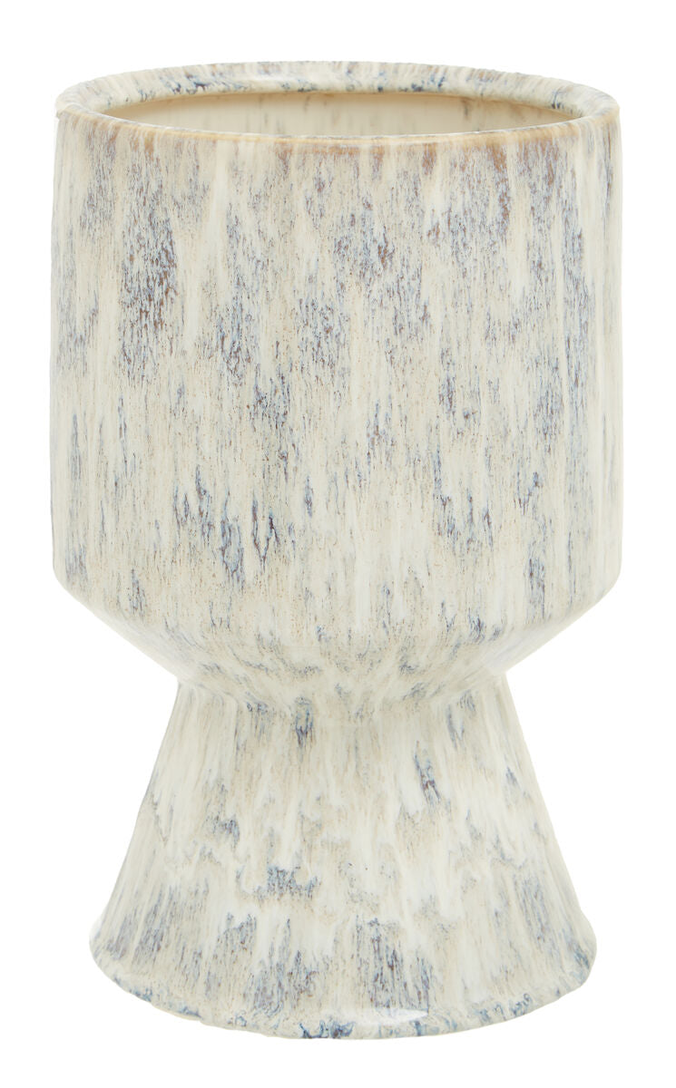 Large Beige Speckled Planter