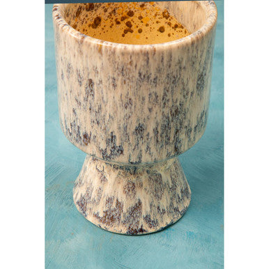 Large Beige Speckled Planter