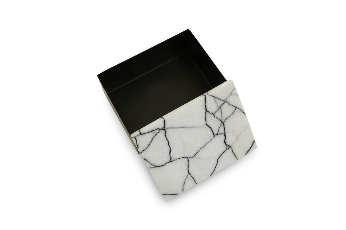 Large Marble Trinket Box