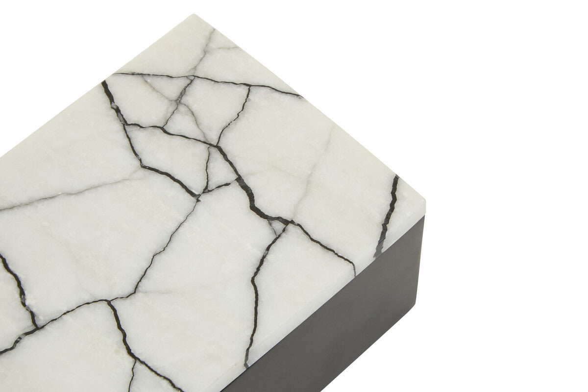Large Marble Trinket Box
