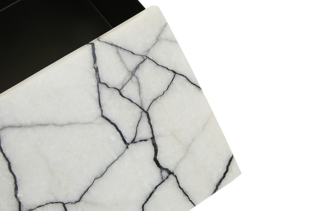 Large Marble Trinket Box