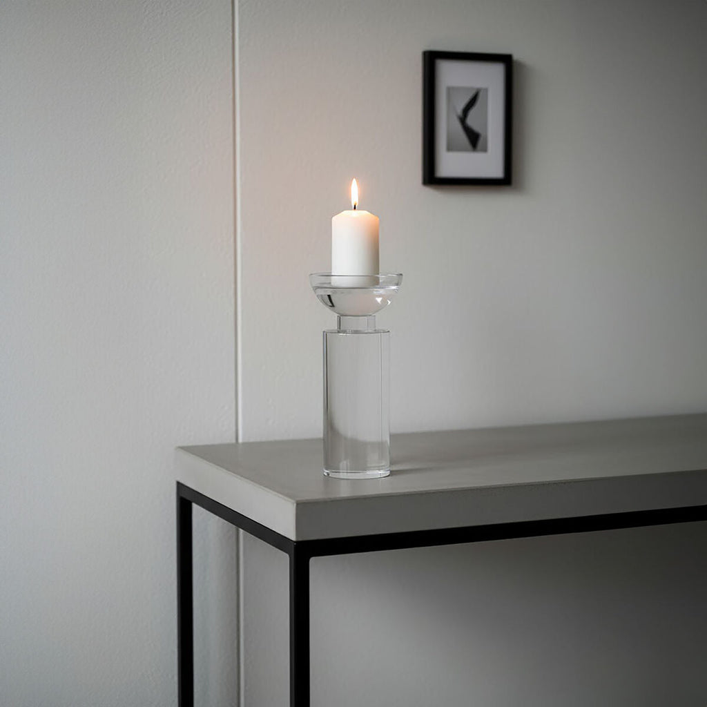 Small Crystal Candle Holder