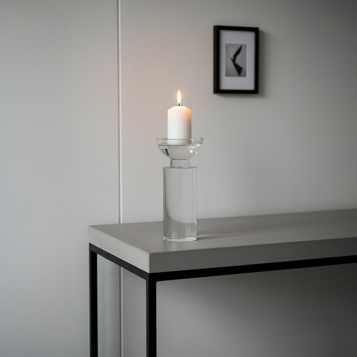 Small Crystal Candle Holder
