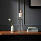 Large Crystal Candle Holder