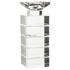 Clear Finish Small Candle Holder