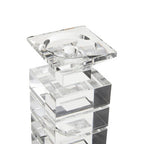 Clear Finish Small Candle Holder
