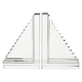 Set of 2 Crystal Bookends