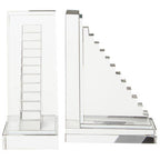 Set of 2 Crystal Bookends