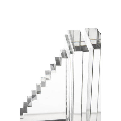 Set of 2 Crystal Bookends