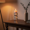 Small Crystal Bubble Candle Holder