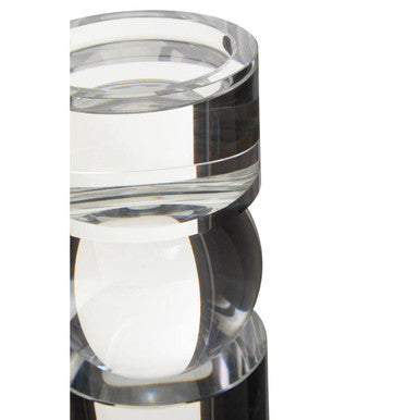 Large Crystal Bubble Candle Holder