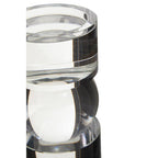 Large Crystal Bubble Candle Holder