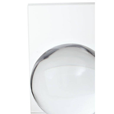 Set of 2 Crystal Bubble Bookends